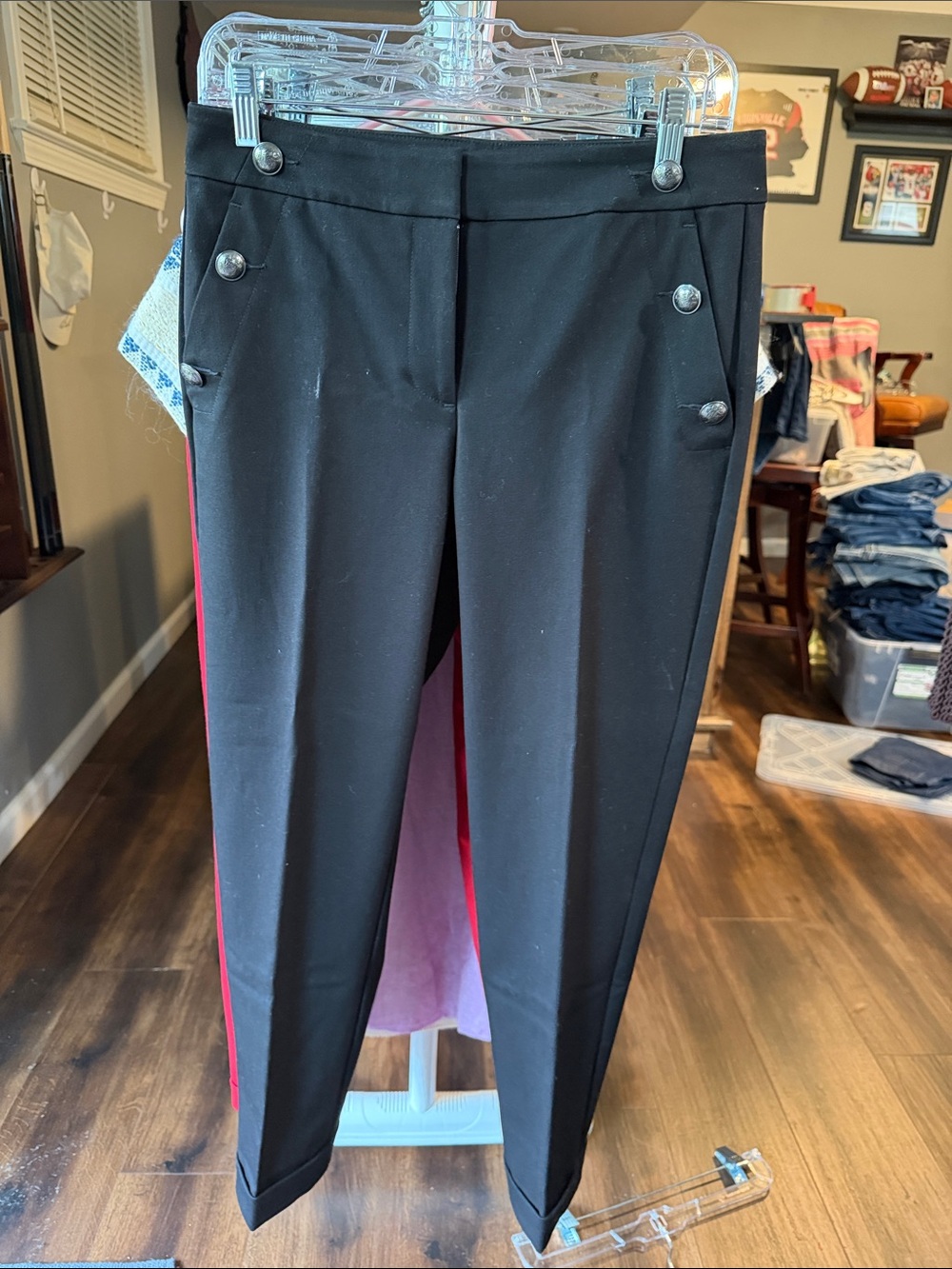 LOFT Black Skinny Ponte Pants